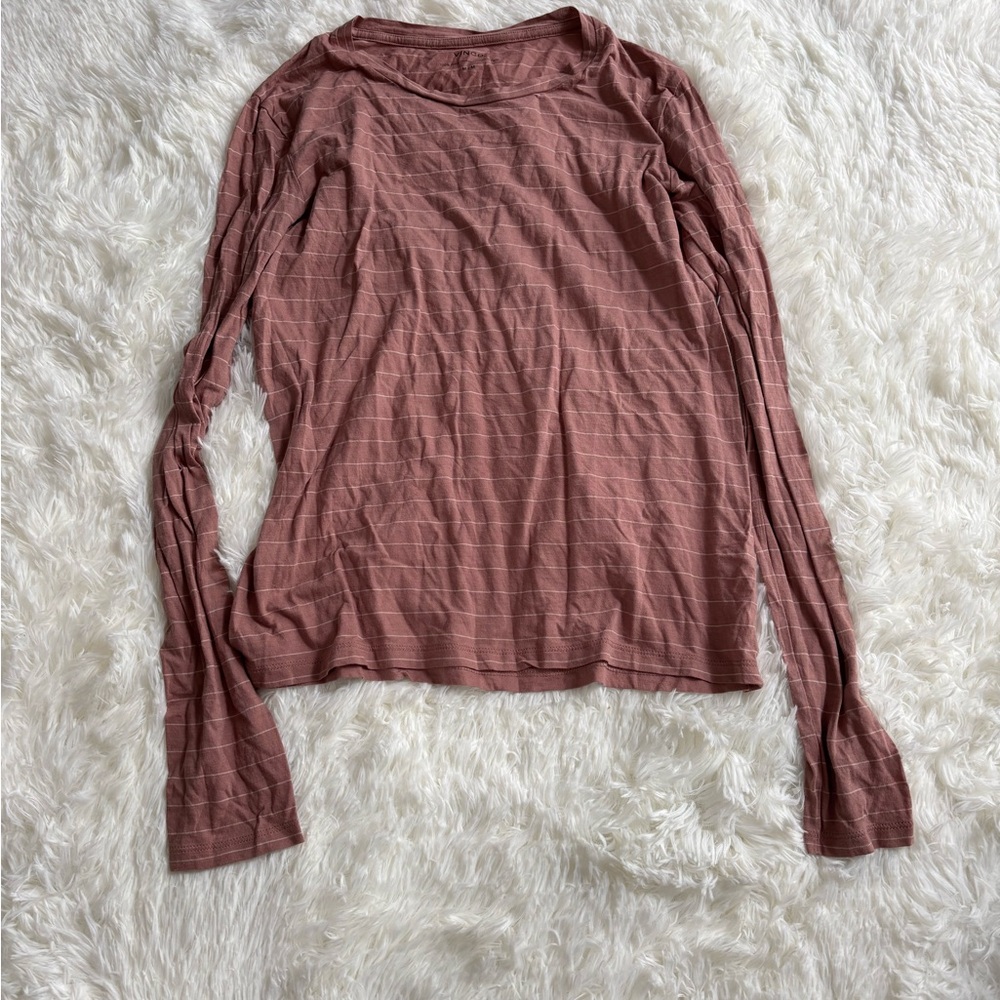 Vince Pima Cotton Long Sleeve Tee